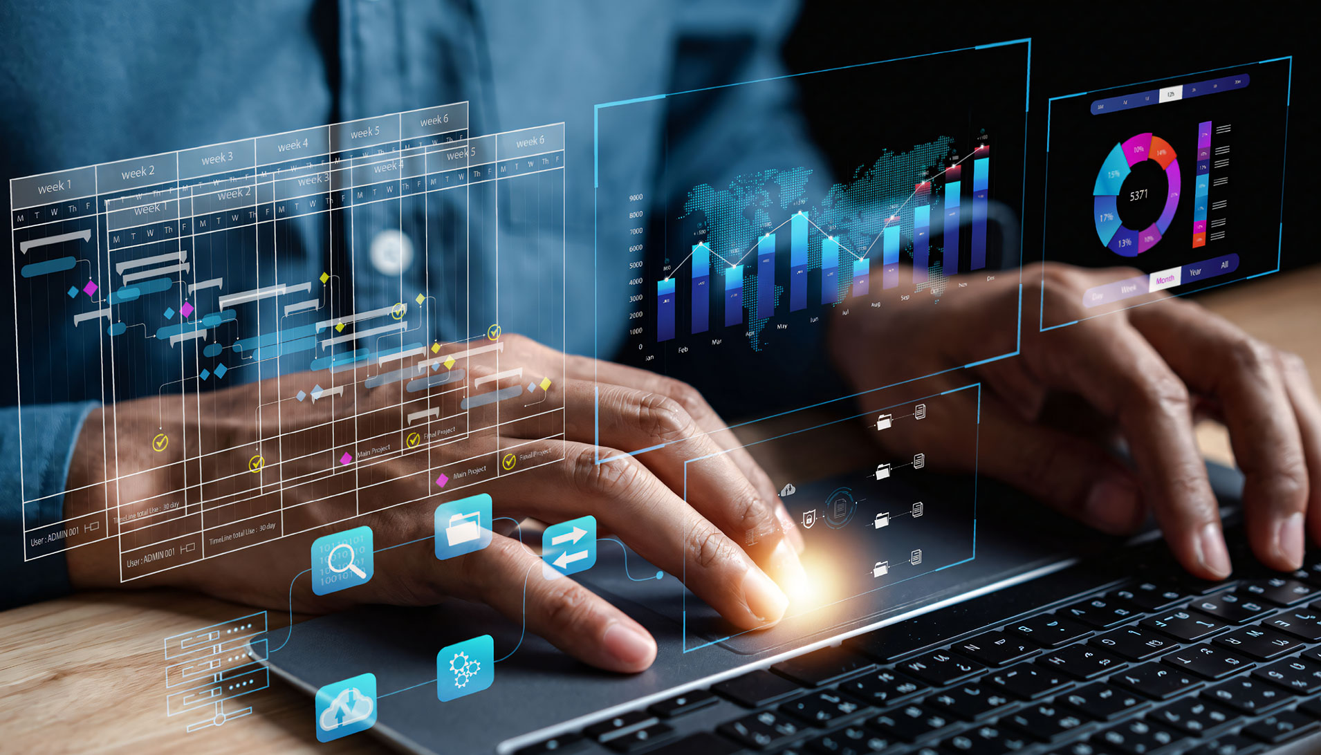 Professional Data Analytics Dashboard